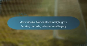 Mark Viduka: National team highlights, Scoring records, International legacy